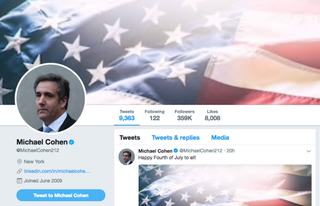 Illustration for article titled Michael Cohen Breaks Up With Trump and Makes It Social-Media Official